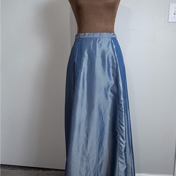 Express Dresses & Skirts - Express Shimmering Blue Maxi Skirt